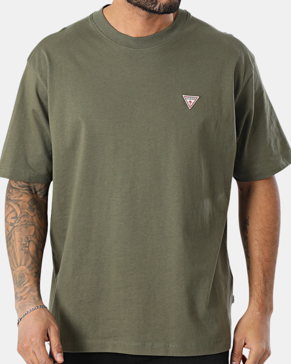 T-shirts Manga curta Homem GUESS Verde M4YI46 K8FQ4