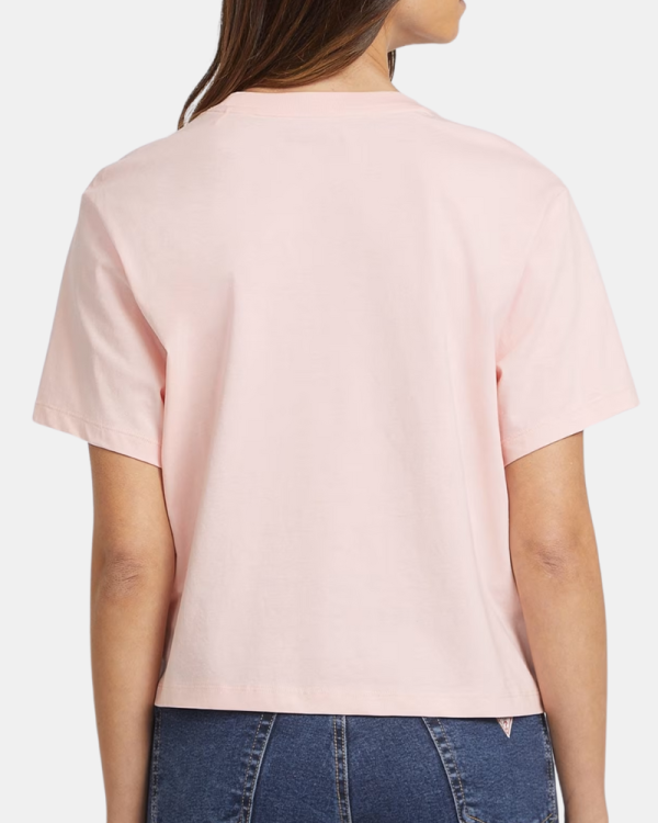 T-shirts Manga curta Mulher GUESS Rosa W4YI05 K8HM0