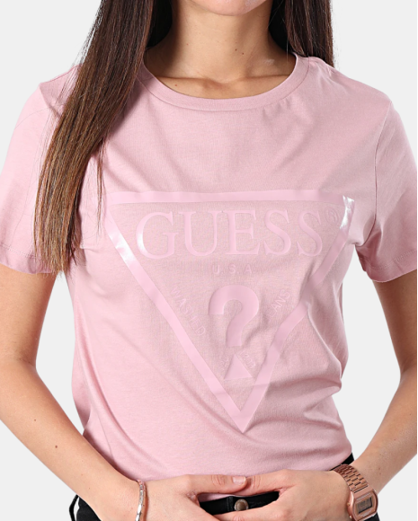  Camisetas Manga corta Mujer GUESS Taupe V2YI07 K8HM0