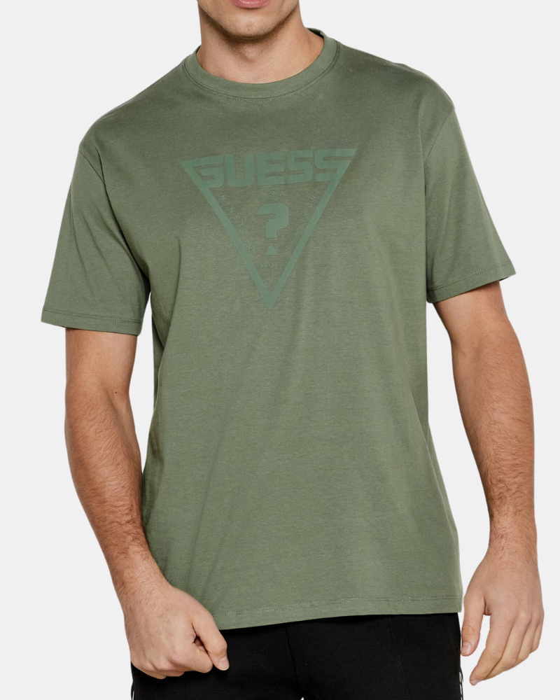 T-shirts Manga curta Homem GUESS Verde Z4BI02 I3Z14