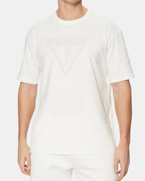 T-shirts Manga curta Homem GUESS Branco Z4BI02 I3Z14