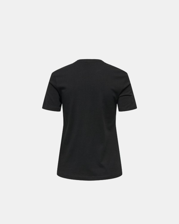 T-shirts Manga curta Mulher ONLY Preto 15357554 MARCY