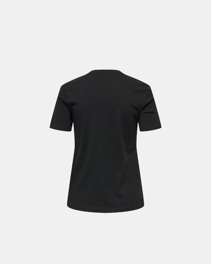 T-shirts Manga curta Mulher ONLY Preto 15357554 MARCY