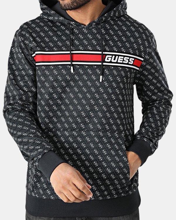  Sudaderas Hoodie Hombre GUESS Negro Z4BQ30 FL04Q