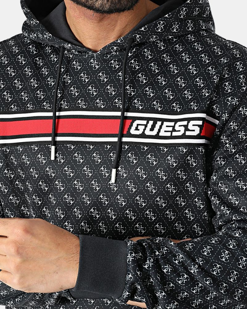  Sudaderas Hoodie Hombre GUESS Negro Z4BQ30 FL04Q