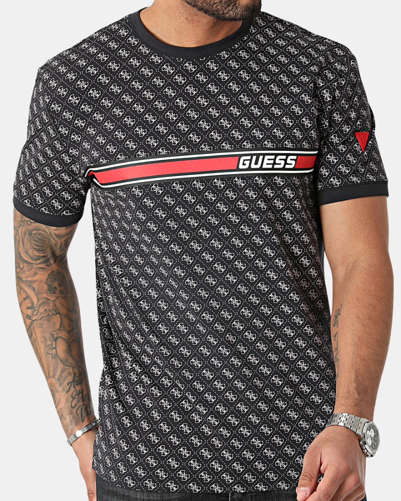 T-shirts Manga Curta Homem GUESS Preto Z2BI09 J1314
