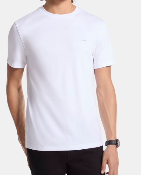 T-shirts Manga curta Homem MICHAEL KORS Branco CB95FJ2C93 SLEEK INT MK HEM