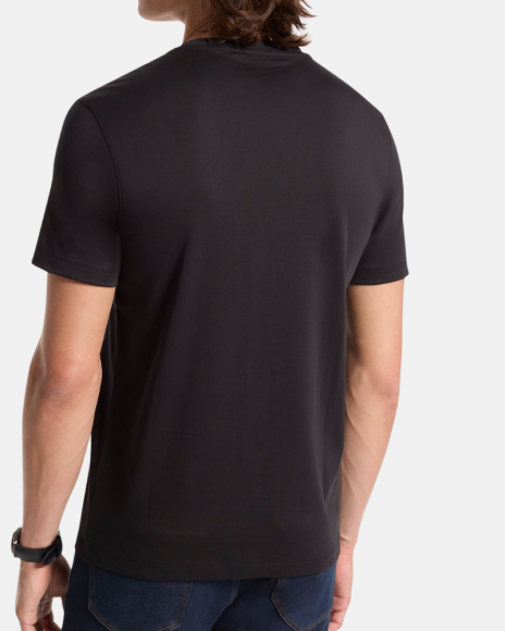  Camisetas Manga corta Hombre MICHAEL KORS Negro CB95FJ2C93 SLEEK INT MK HEM