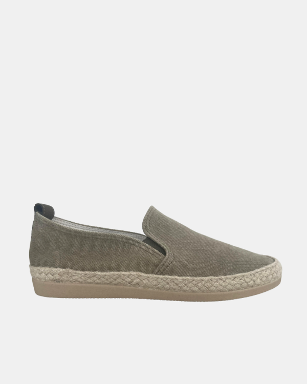 Alpargatas casual para hombre color verde RKS