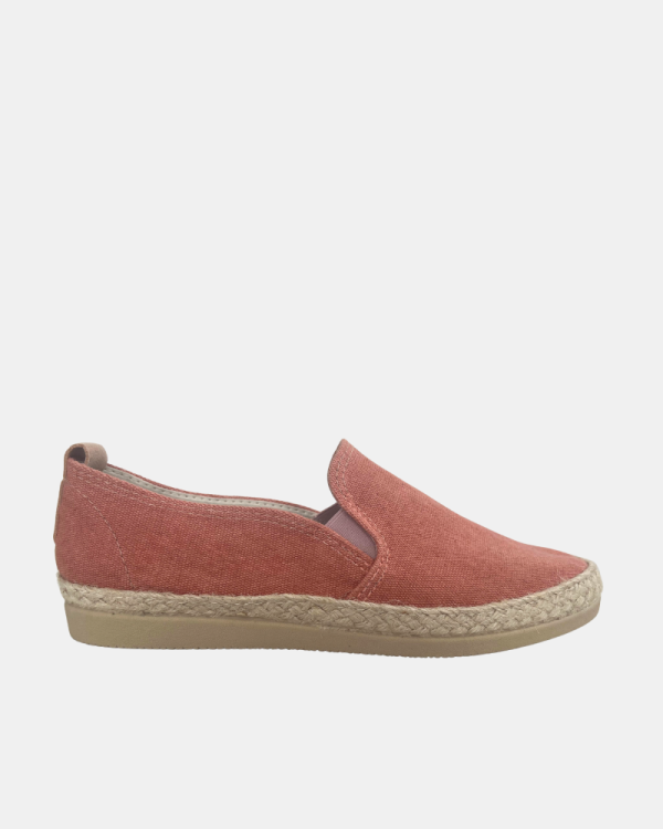 Alpargatas casual de hombre color rojo RKS