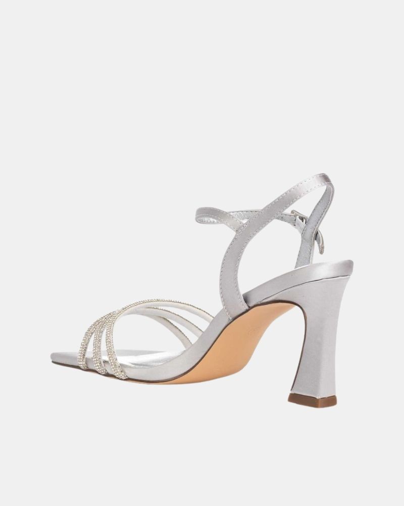  Sandalias Fiesta Mujer  Plata DWS23251