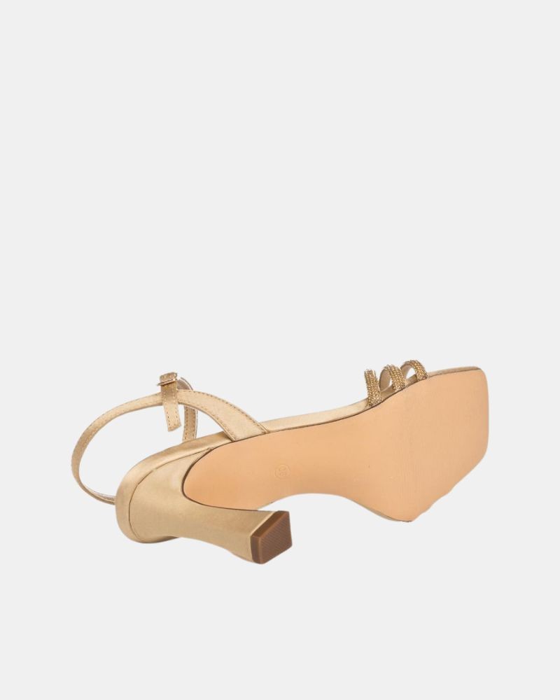  Sandalias Fiesta Mujer  Oro DWS23251