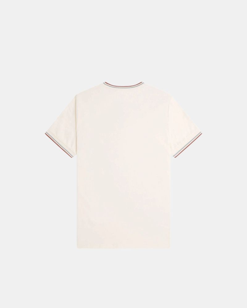  Camisetas Manga corta Hombre FRED PERRY Blanco M1588