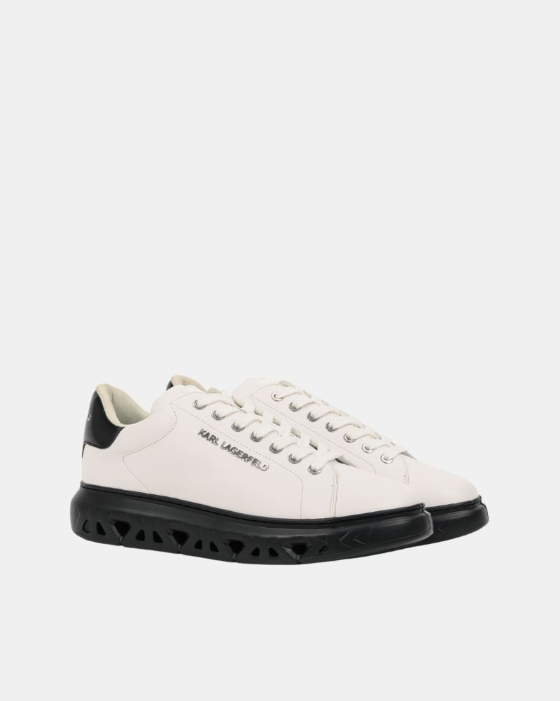 Sapatilhas Baixas Homem Karl Lagerfeld Branco KL54519A KAPRI KITE
