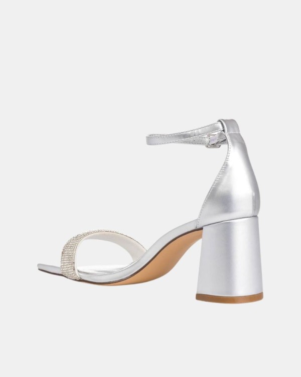  Sandalias Fiesta Mujer  Plata DWS23241