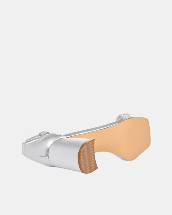 Sandalias Fiesta Mujer  Plata DWS23241