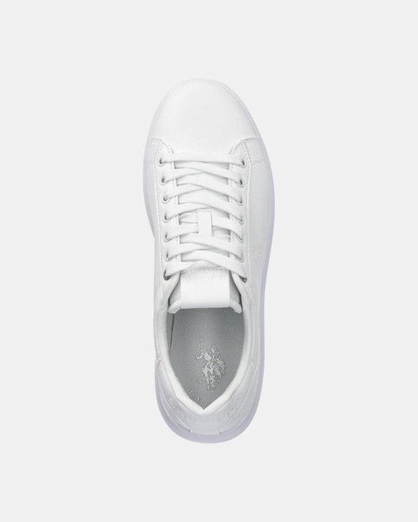 Sapatilhas Baixas Homem US Polo Branco CODY010A 5Y1