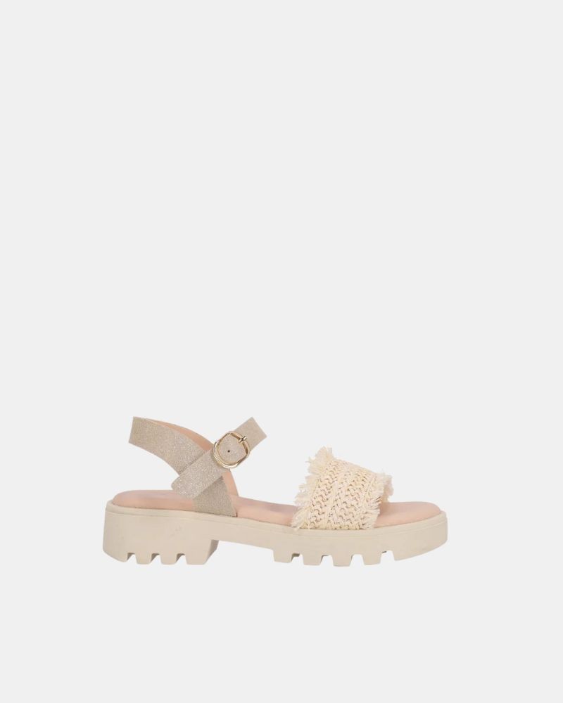  Sandalias Abiertas Infantil CHIKA 10 Beige NEW MARION 17