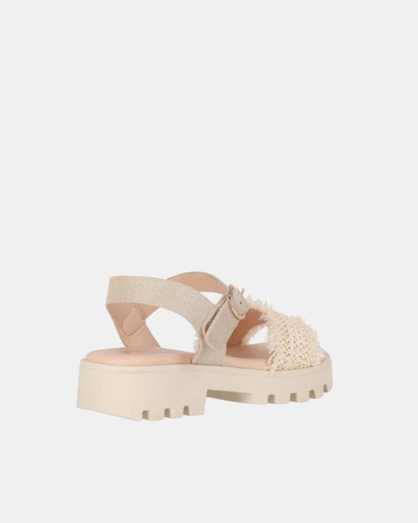 Sandalias Abiertas Infantil CHIKA 10 Beige NEW MARION 17
