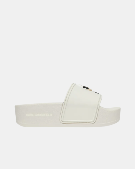 Sandálias Chinelos Mulher Karl Lagerfeld Branco KL80805A KONDO MAXI