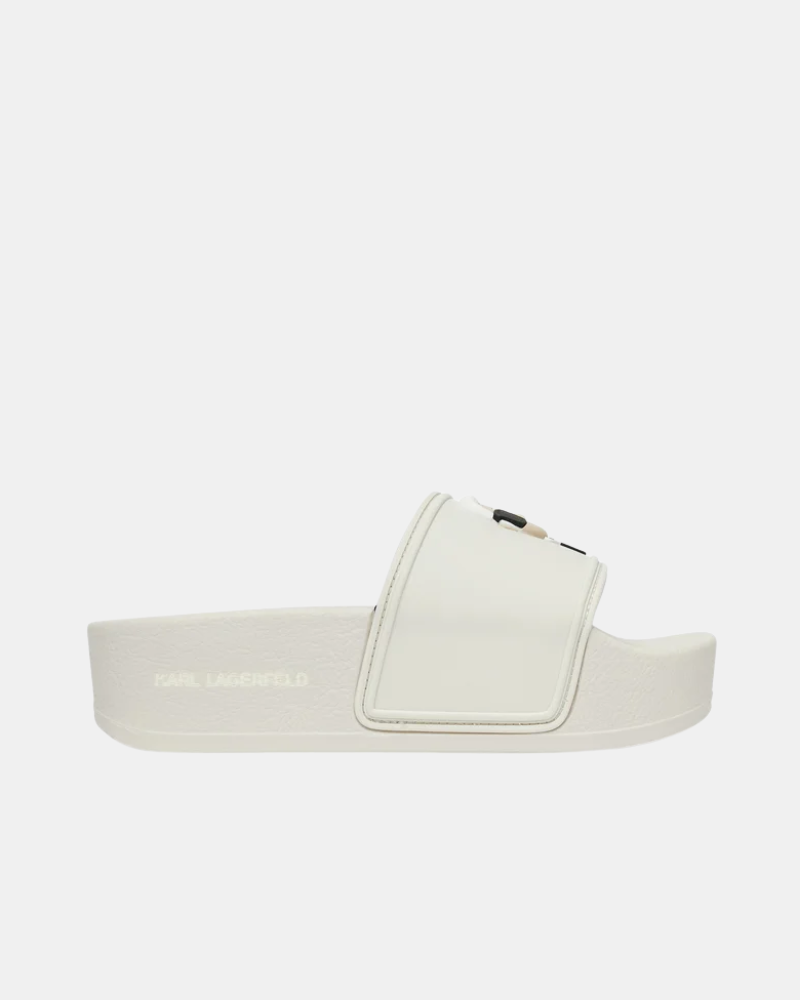 Sandálias Chinelos Mulher Karl Lagerfeld Branco KL80805A KONDO MAXI