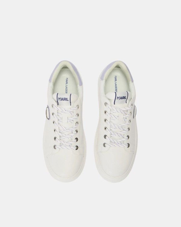 Sapatilhas Baixas Mulher Karl Lagerfeld Branco KL63530N ANAKAPRI