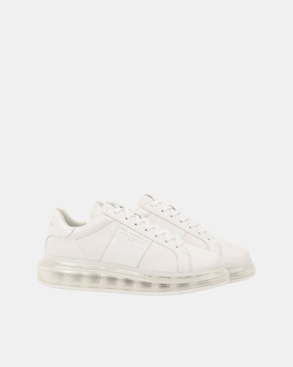 Sapatilhas Baixas Homem Karl Lagerfeld Branco KL52615A KAPRI KUSHION