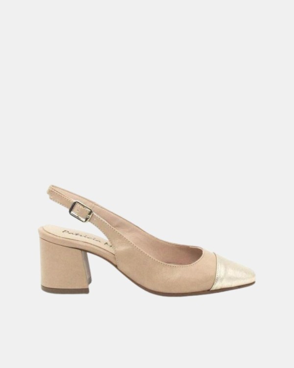 Sapatilhas Fiesta Fechadas Mulher Patricia Miller Bege 6315
