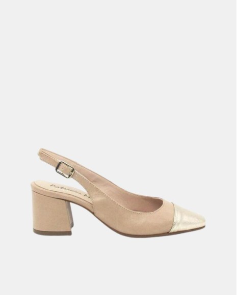 Sapatilhas Fiesta Fechadas Mulher Patricia Miller Bege 6315
