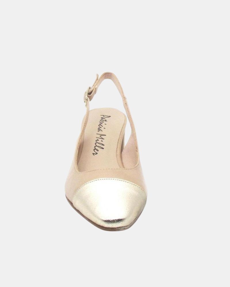 Sapatilhas Fiesta Fechadas Mulher Patricia Miller Bege 6315