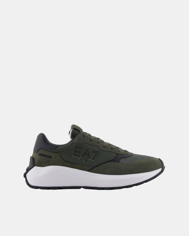 Zapatillas Bajas Hombre EA7 Verde 7X000341 AF18616