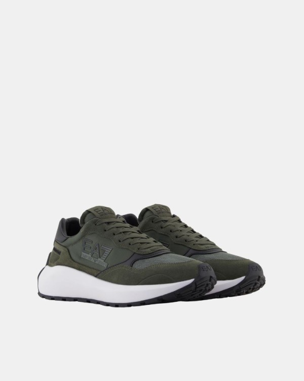 Zapatillas Bajas Hombre EA7 Verde 7X000341 AF18616