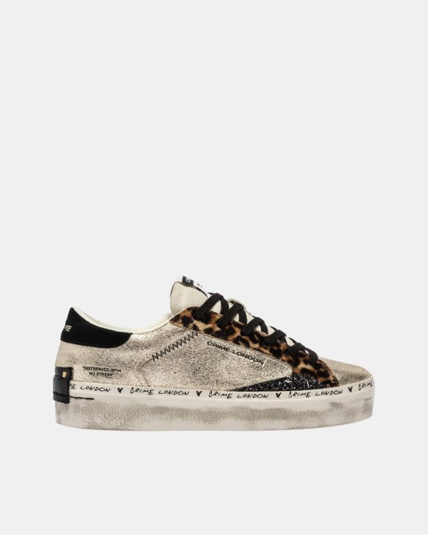 Zapatillas Bajas Mujer Crime London Oro 25071AA8