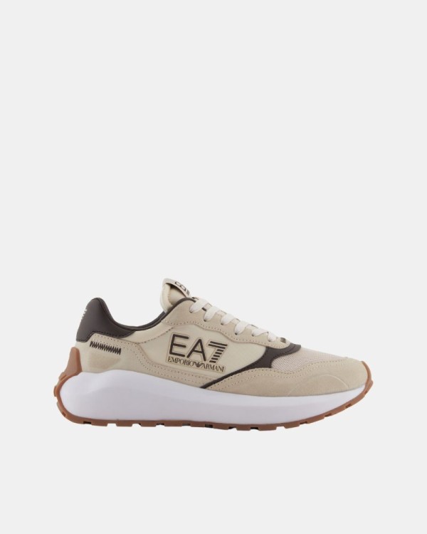 Zapatillas Bajas Mujer EA7 Beige 7X000341 AF18616