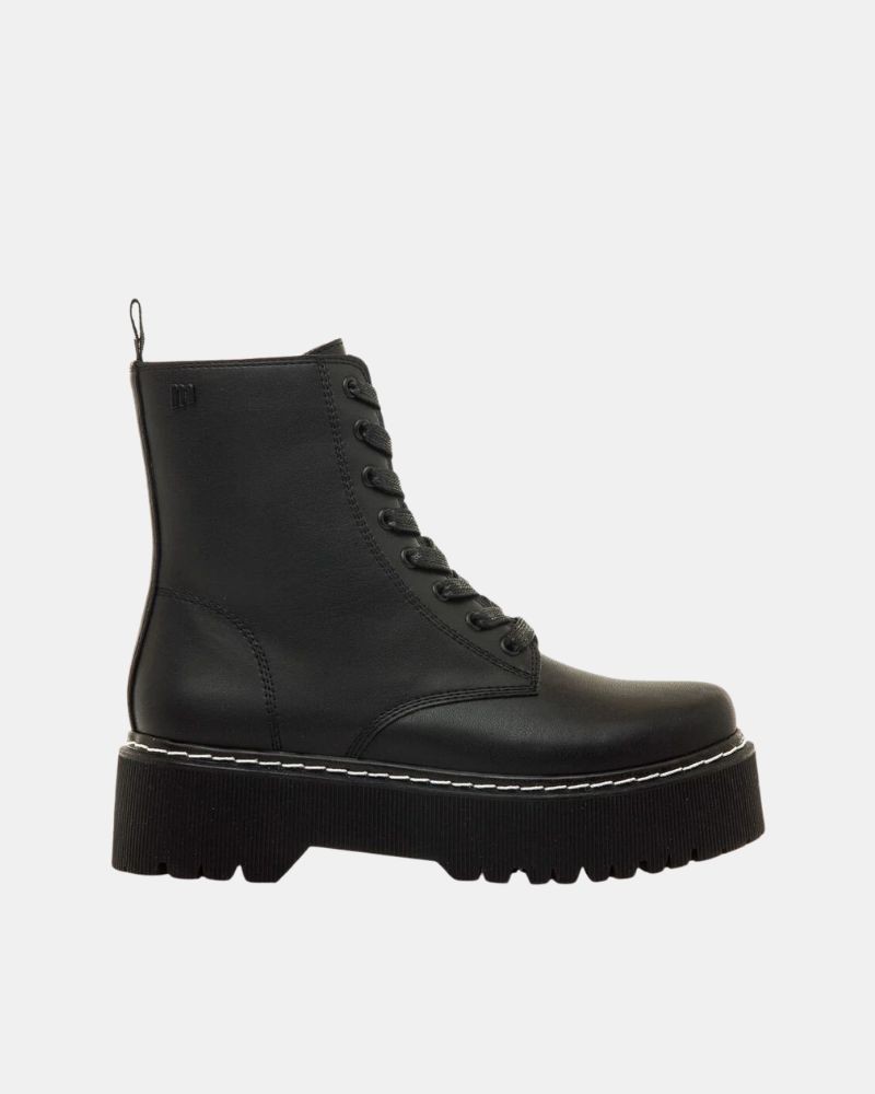 Botas altas pretas Mustang