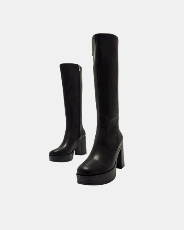 Botas Altas Femininas MUSTANG Preto 50522