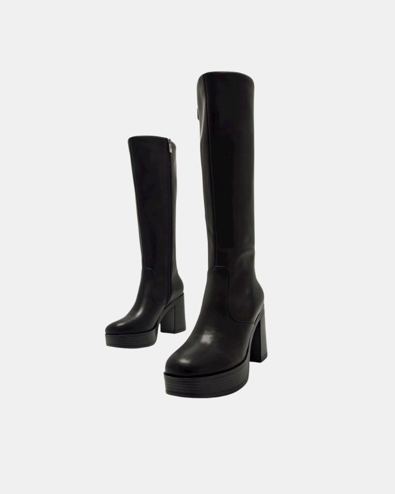 Botas Altas Femininas MUSTANG Preto 50522