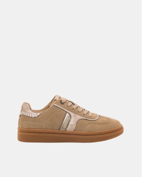 Zapatillas Bajas Mujer MUSTANG Beige 60859 CUMBIA