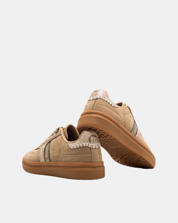 Sapatilhas Baixas Mulher MUSTANG Beige 60859 CUMBIA