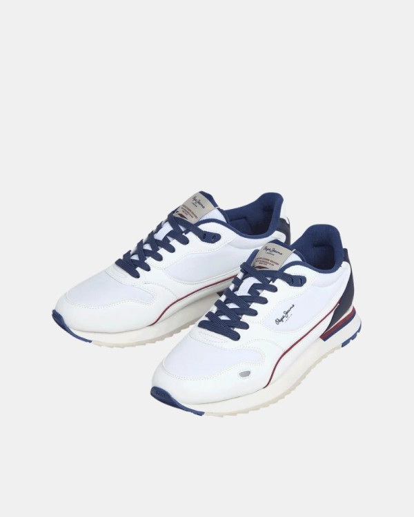 Sapatilhas Baixas Homem PEPE JEANS Branco PMS400007 BEXLEY SOUTH M