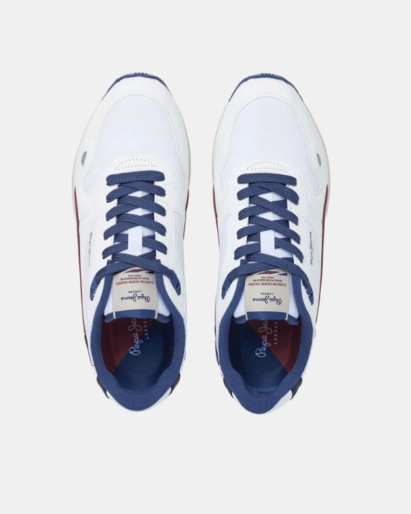 Sapatilhas Baixas Homem PEPE JEANS Branco PMS400007 BEXLEY SOUTH M