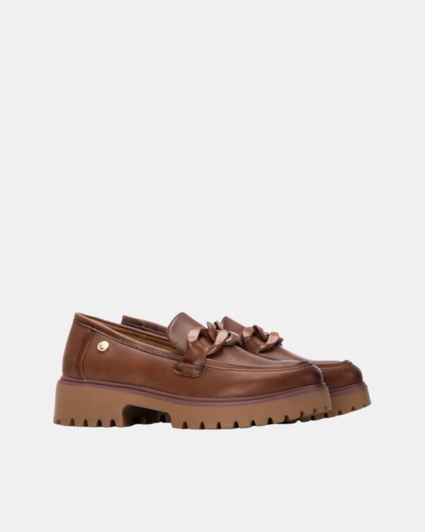 Sapatos Mocassins Mulher XTI Castanho 144491