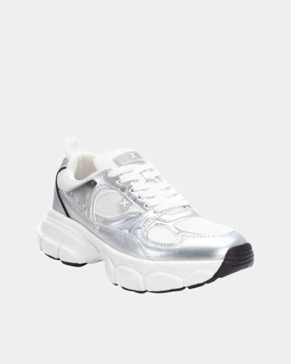 Zapatillas Bajas Mujer XTI Plata 143260