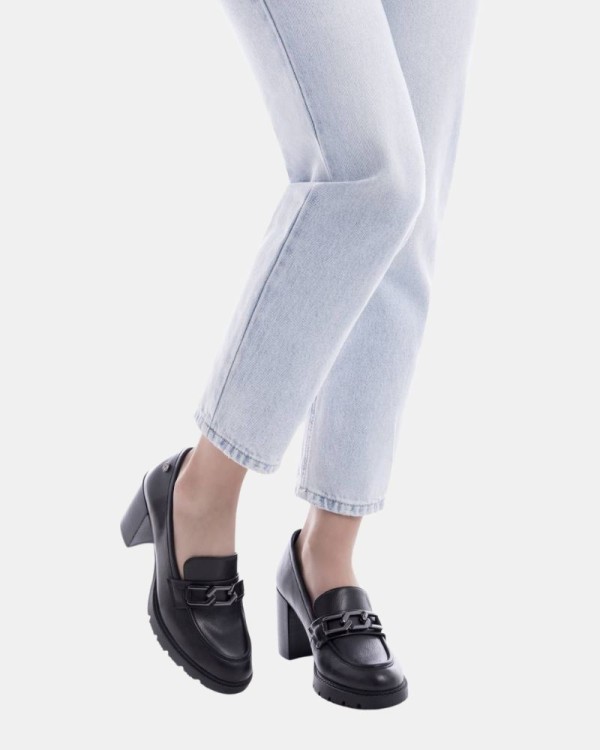 Zapatos Mocasines Mujer XTI Negro 144302