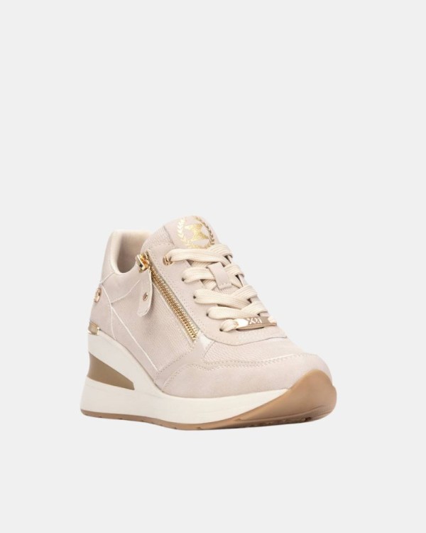 Zapatillas Bajas Mujer XTI Beige 130401