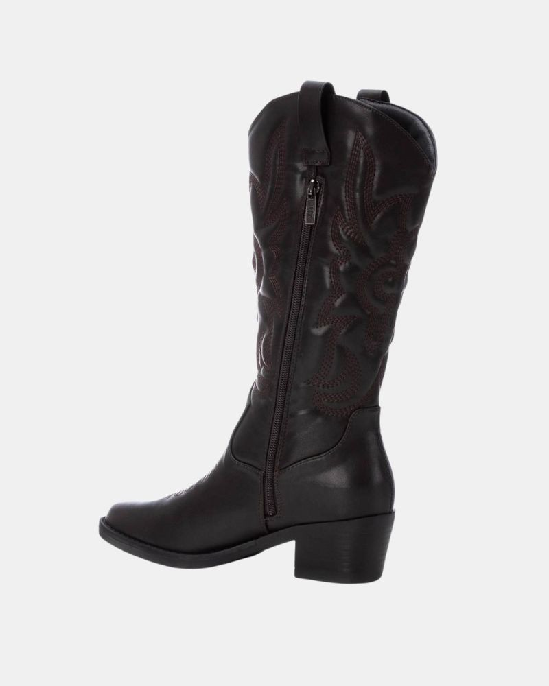 Botas Cowboy Altas Mulher XTI Castanho 143119