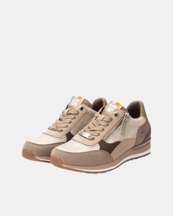 Zapatillas Bajas Mujer REFRESH Beige 171401