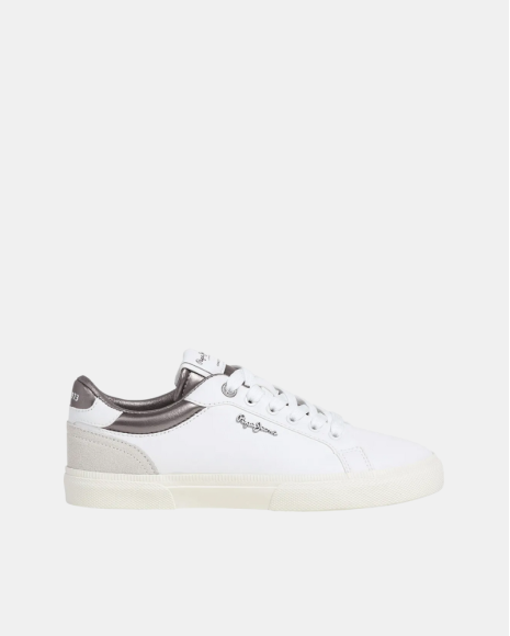 Sapatilhas Baixas Mulher PEPE JEANS Branco PLS31588 KENTON COURT W