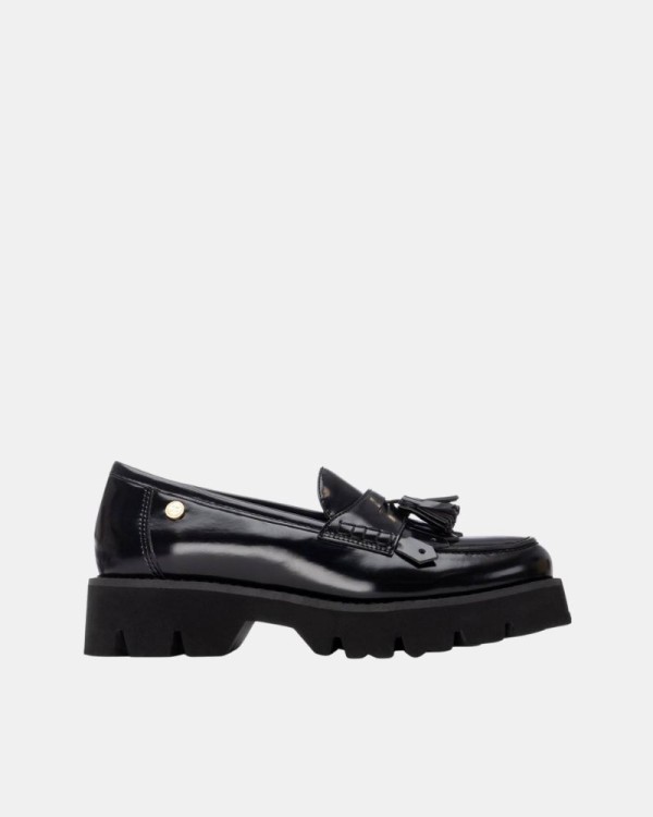  Zapatos Mocasines Mujer XTI Negro 144677