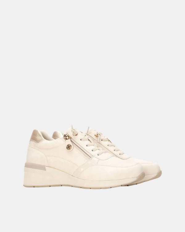 Zapatillas Bajas Mujer REFRESH Beige 172936